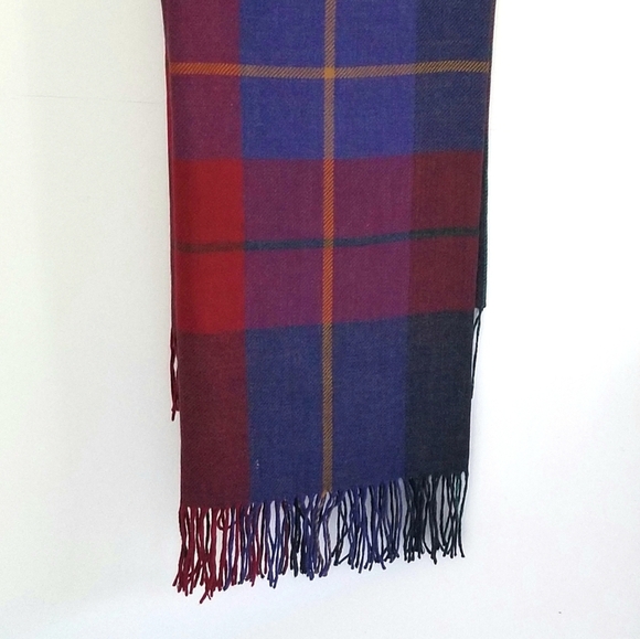 Jones New York scarf wool plaid - Picture 1 of 4